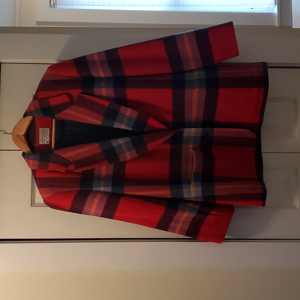 Like New Large Pendleton Red Blazer w/ Pockets